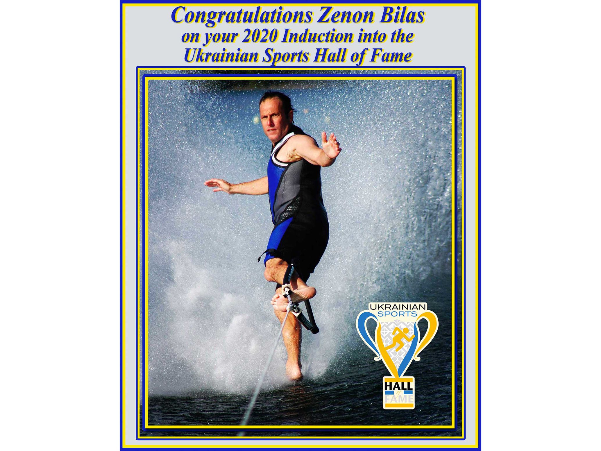 Zenon Bilas is a 2020 inductee into the Ukrainian Sports Hall of Fame.Courtesy ZenonBilas.com